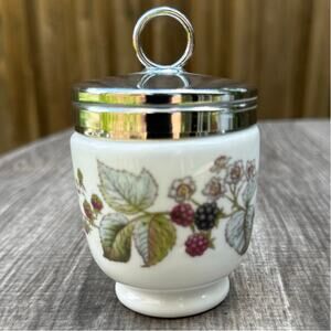 Royal Worcester King Size Vintage Porcelain Lavinia Berries Egg Coddler